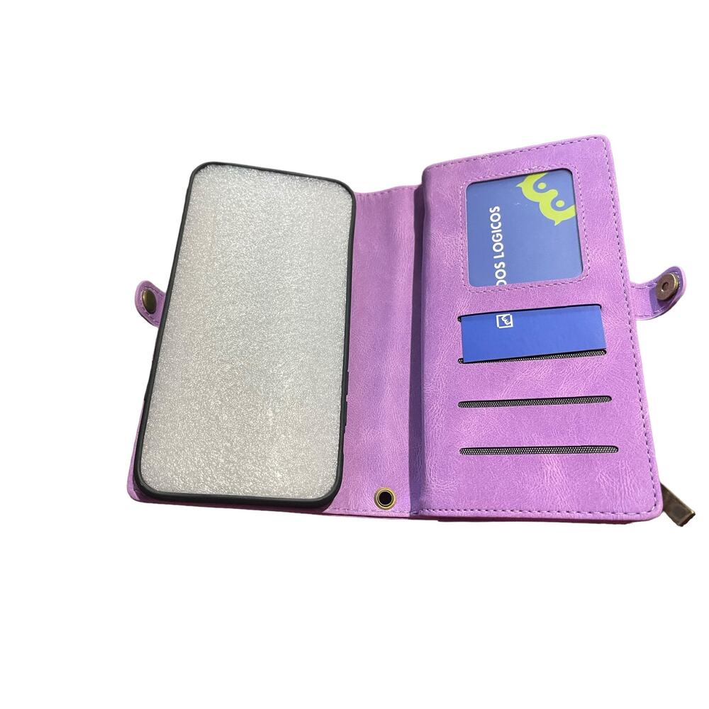 Modos Logicos Phone Wallet in Lavender 6.25 x 3” for IPHONE 11 Max PU Leather